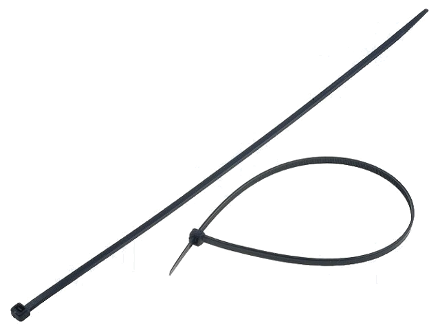 Kabelbinder; L: 368mm; W: 4,8mm; polyamide; 215,5N; zwart Kabelbinder; L: 368mm; W: 4,8mm; polyamide; 215,5N; zwart